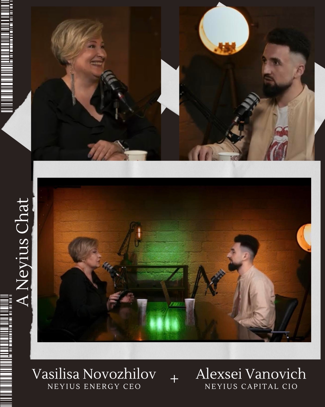Vasilisa Novozhilov, the CEO of Neyius Energy, and Alexsei Vanovich, the Chief Investment Officer for Neyius Capital, stopped by Studio 7 for their own little test run of a podcast for new hires